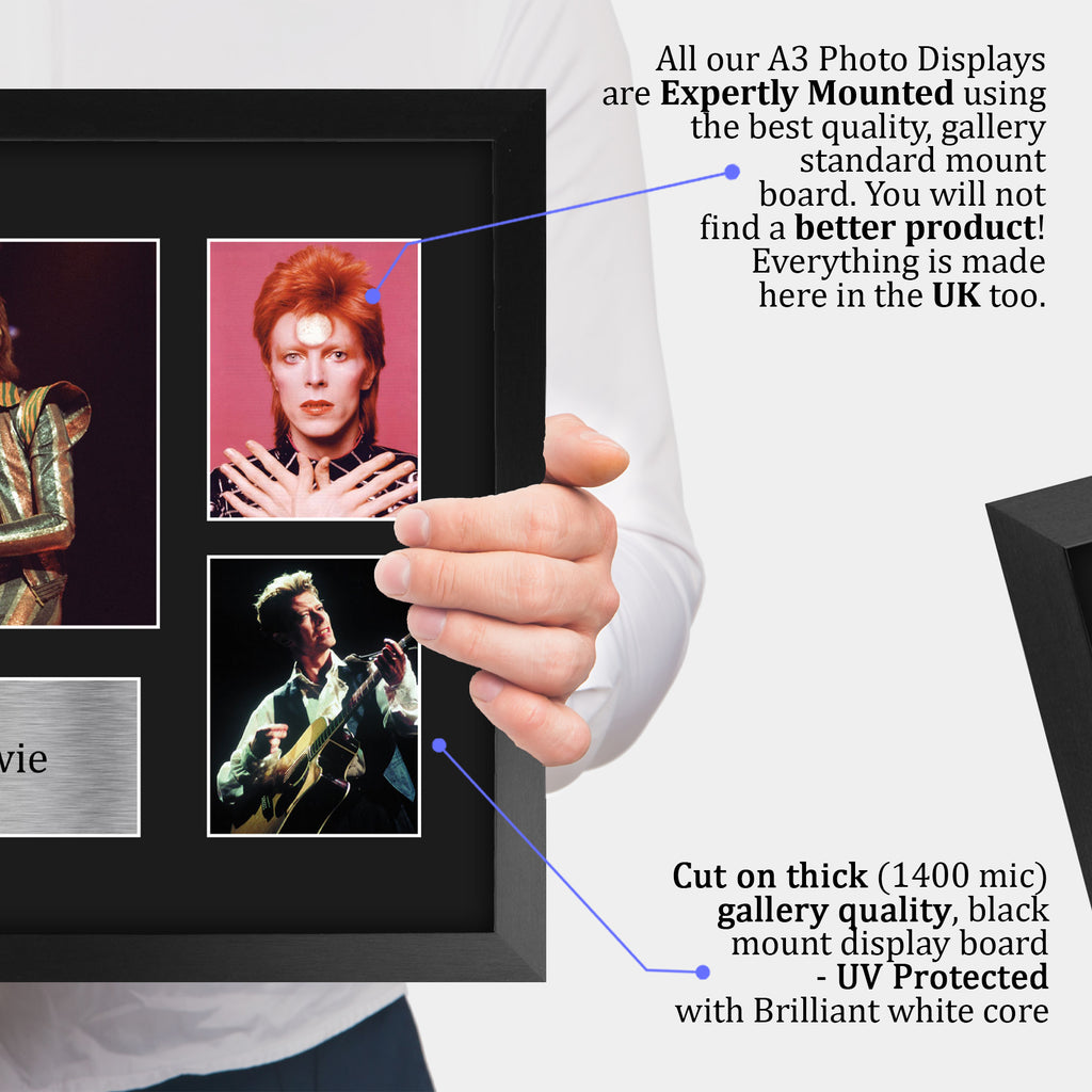David Bowie A3 framed print, view 4