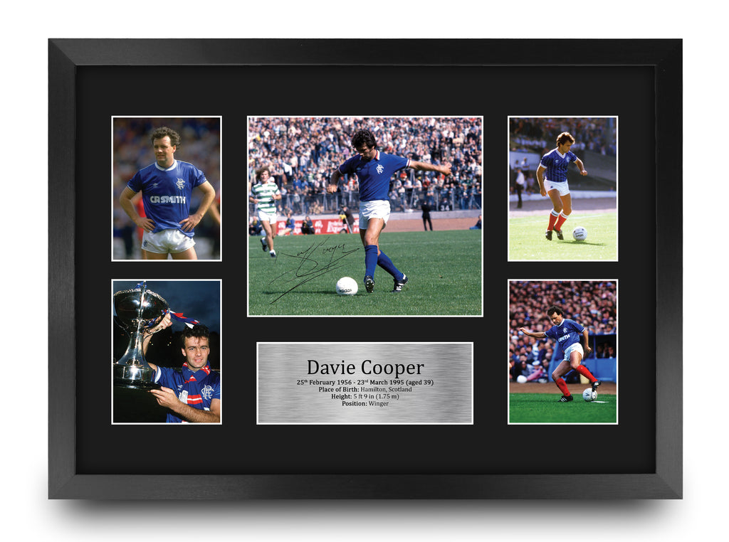 Davie Cooper Rangers A3 framed print