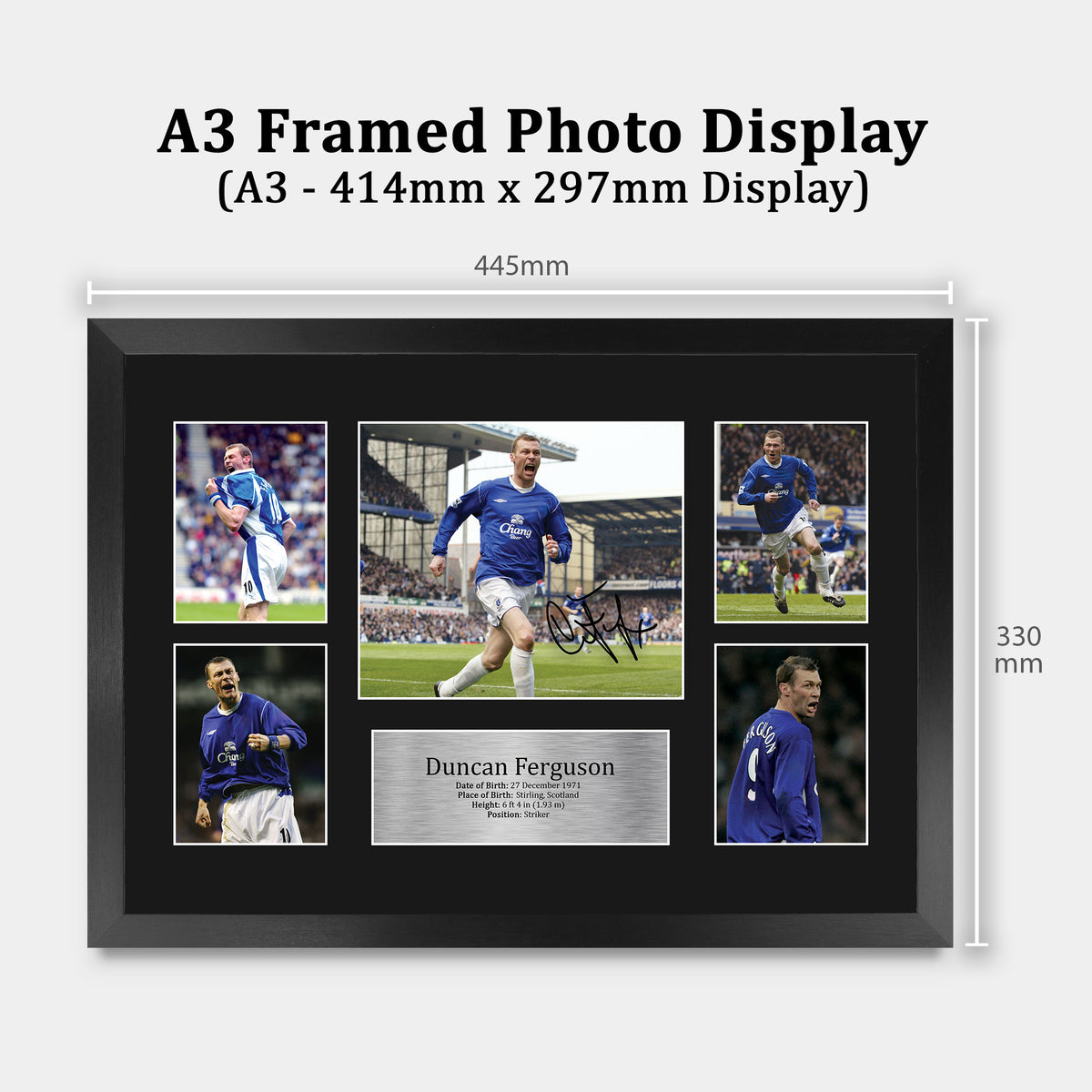 Duncan Ferguson Toffees A3 framed print, view 2