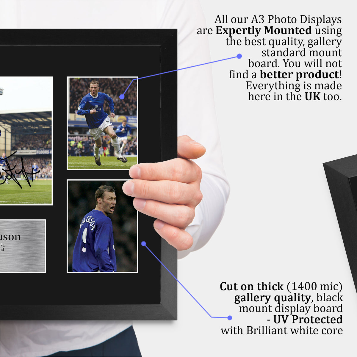 Duncan Ferguson Toffees A3 framed print, view 4