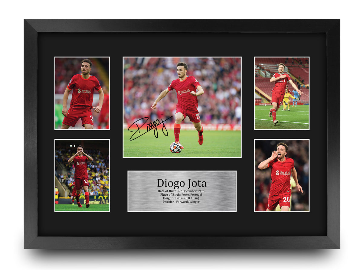 Diogo Jota A3 framed print
