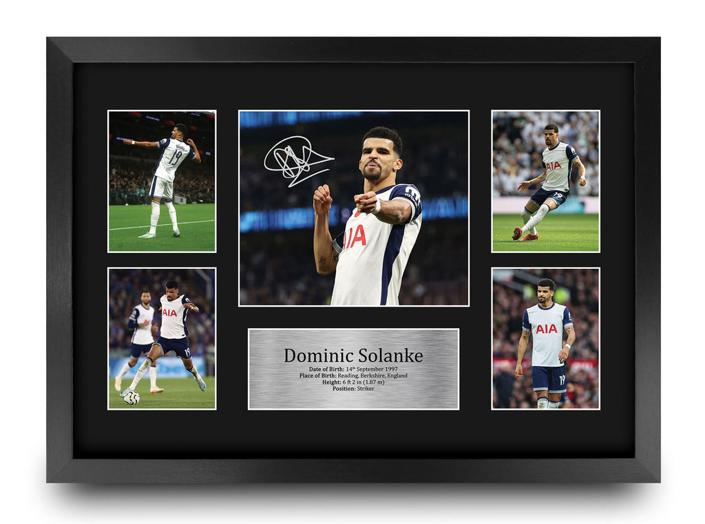 Dominic Solanke A3 framed print