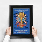 England 1966 World Cup Final A3 framed print, view 3
