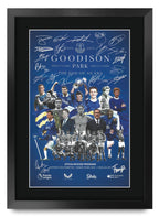 Everton Last Goodison Park Game A3 framed print