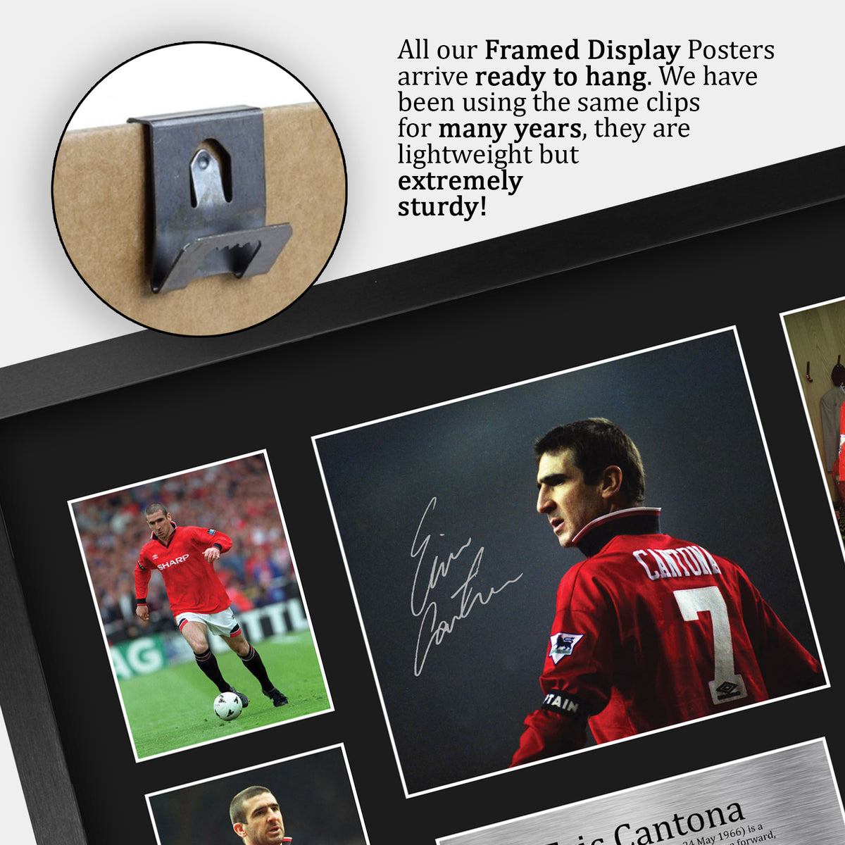 Eric Cantona Gift A3 framed print, view 5