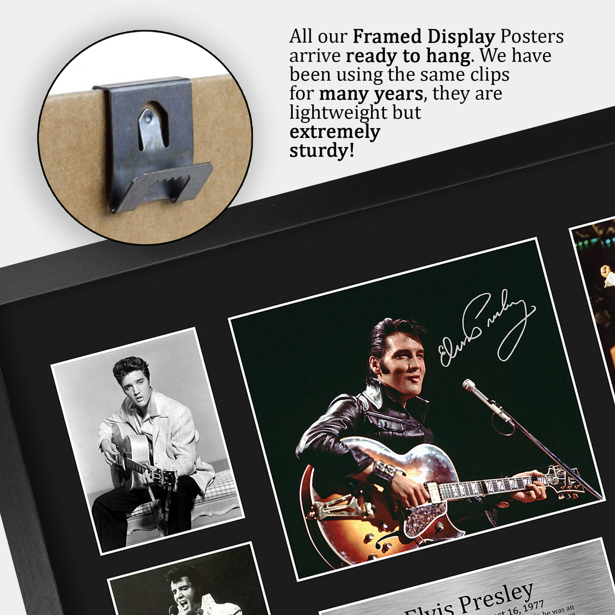 Elvis Presley Musician The King A3 framed print, view 5