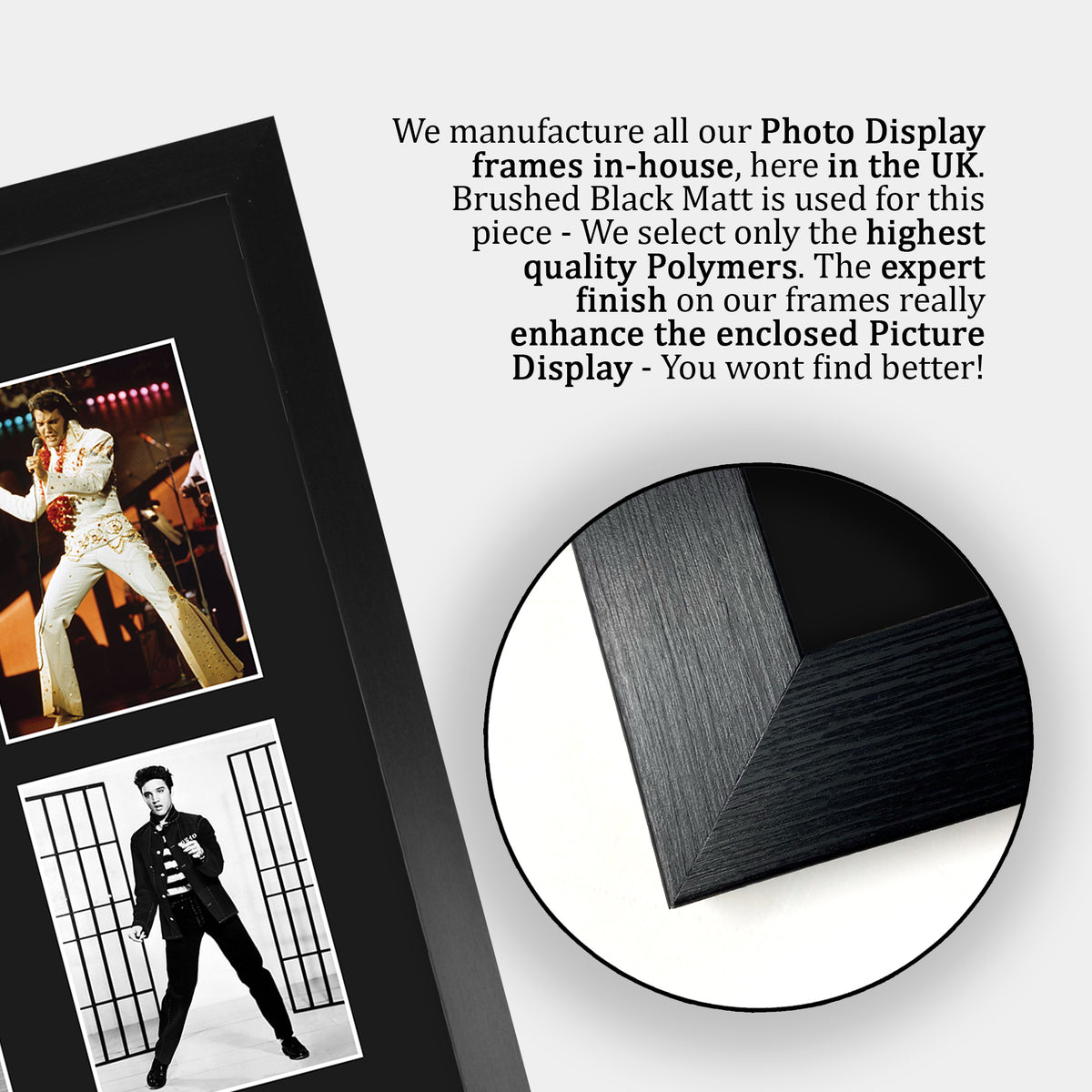 Elvis Presley Musician The King A3 framed print, view 6