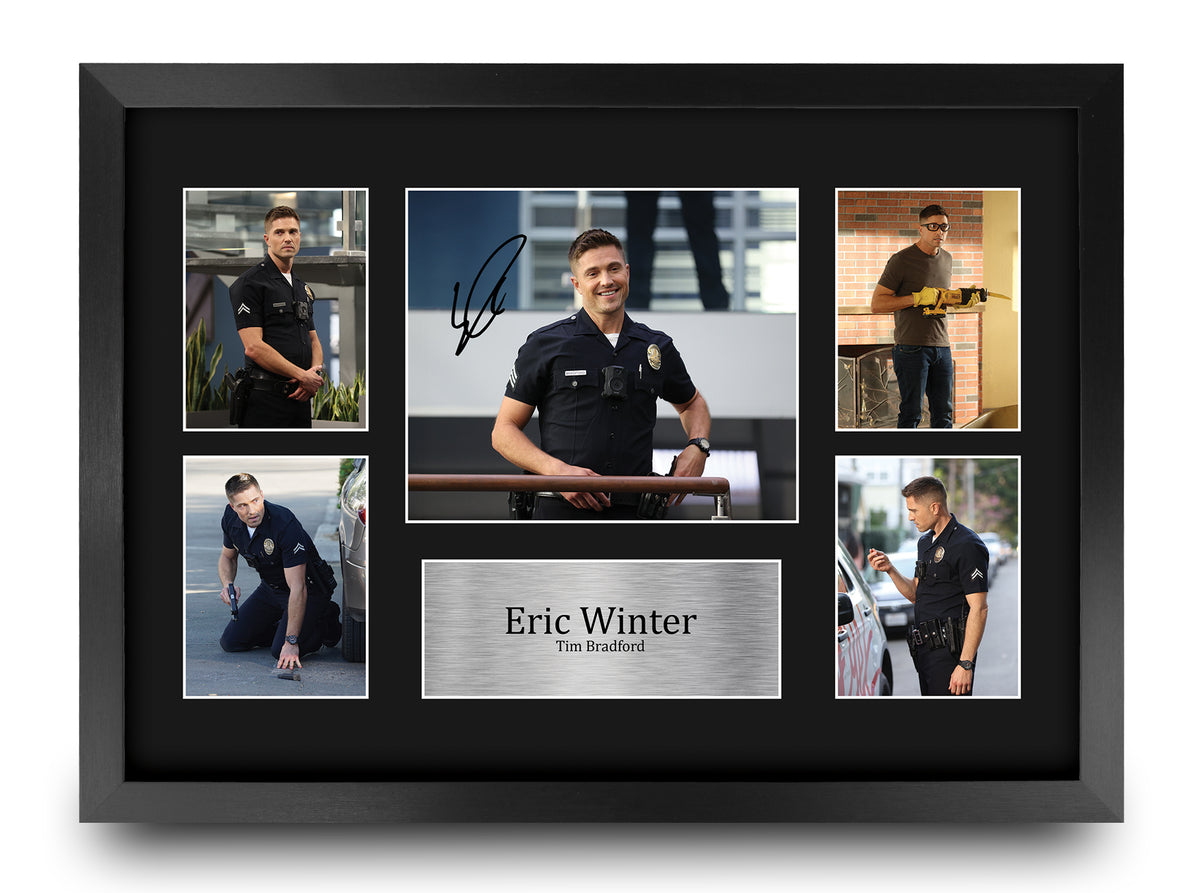 Eric Winter The Rookie Tim Bradford A3 framed print