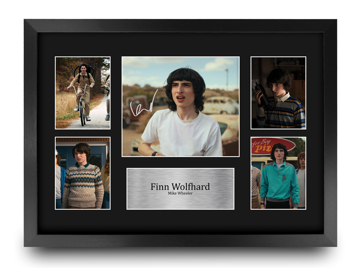 Finn Wolfhard A3 framed print