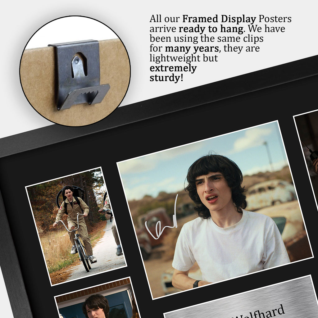 Finn Wolfhard A3 framed print, view 5