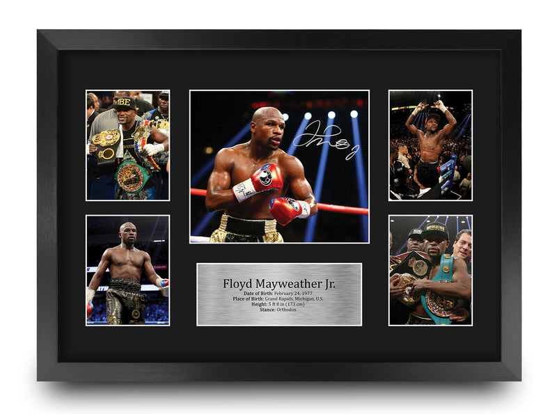 Floyd Mayweather Jr Boxing A3 Framed Print