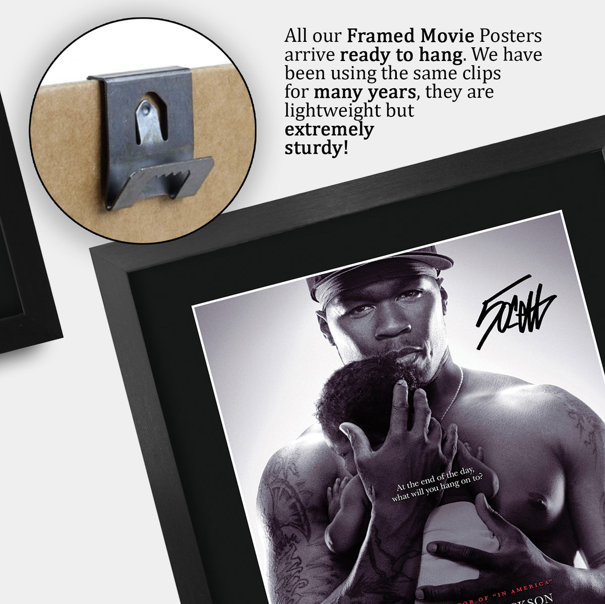 Get Rich or Die Tryin 50 Cent A3 framed print, view 5