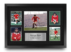 George Best Manchester United A3 framed print