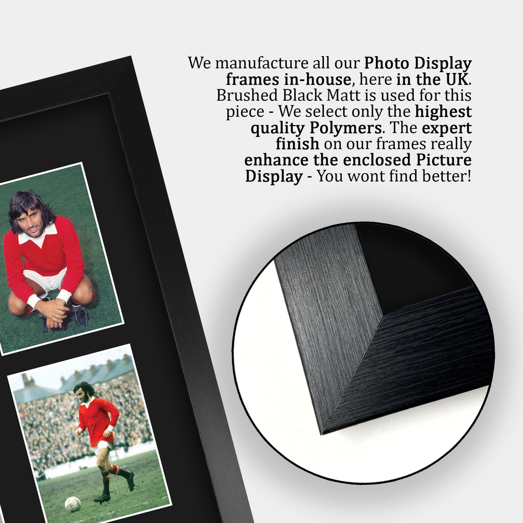 George Best Manchester United A3 framed print, view 6