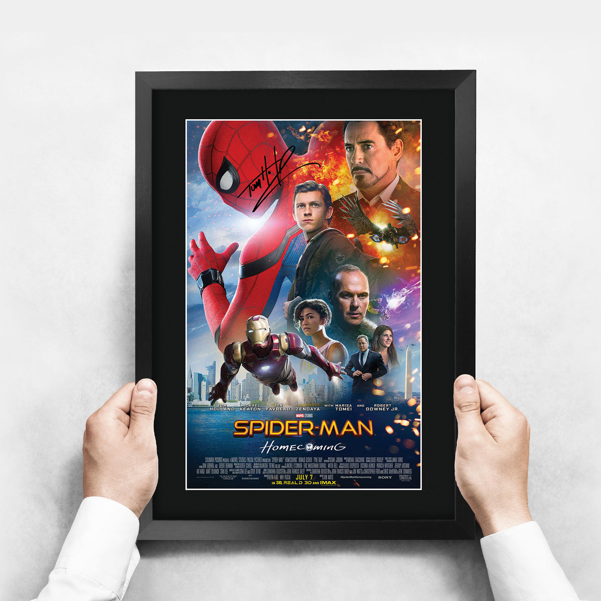 Spider-Man: Homecoming Movie Poster Tom Holland A3 framed print, view 3
