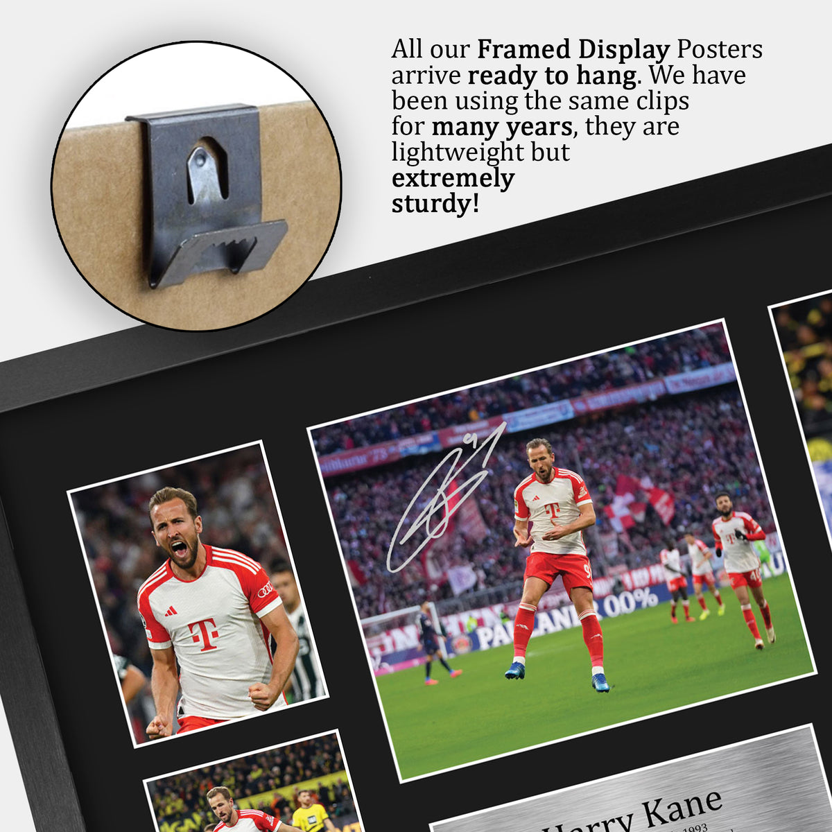 Harry Kane Munich A3 framed print, view 5