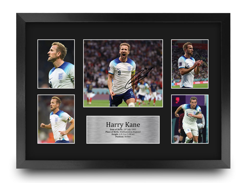 Harry Kane England England A3 framed print