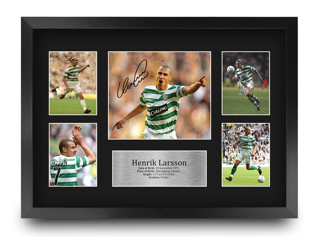 Henrik Larsson A3 framed print