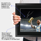 Lionel Messi A3 framed print, view 3