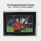 Cristiano Ronaldo A3 framed print, view 2