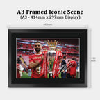 Mo Salah A3 framed print, view 2