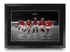 Man Utd Magnificent 7s A3 framed print