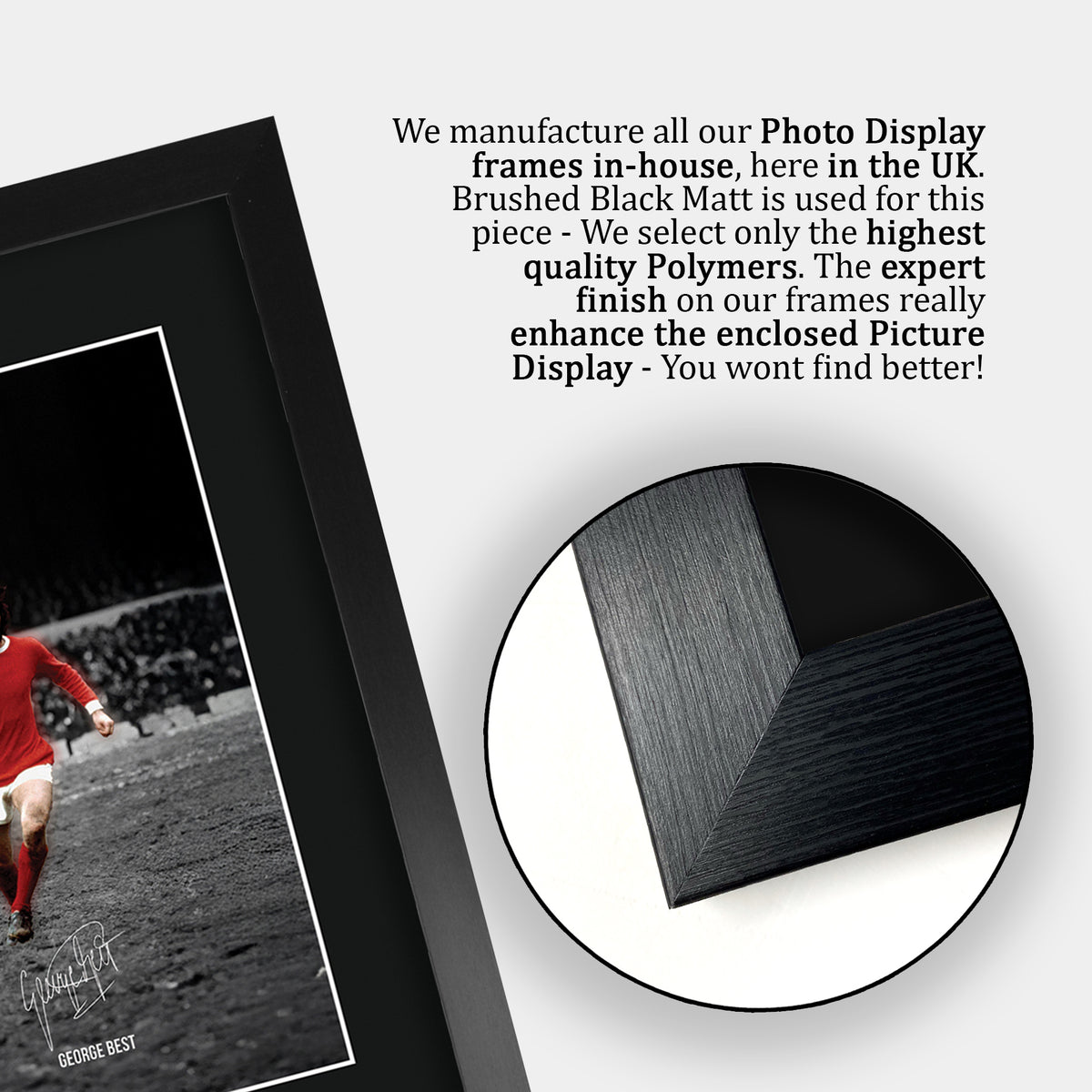 Man Utd Magnificent 7s A3 framed print, view 6