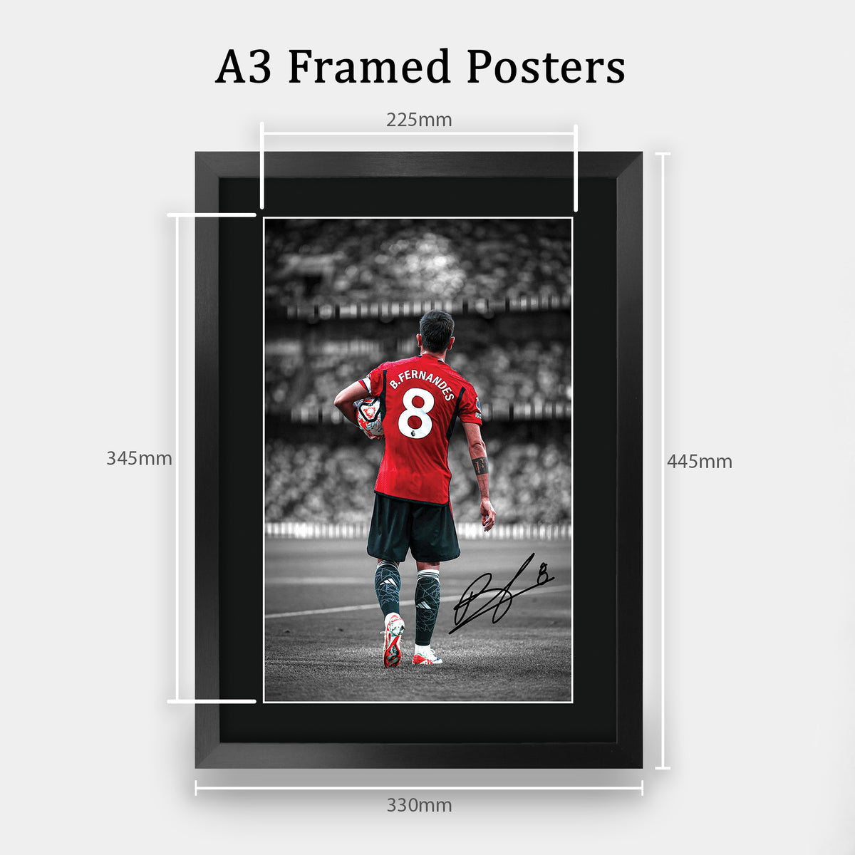 Bruno Fernandes A3 framed print, view 2