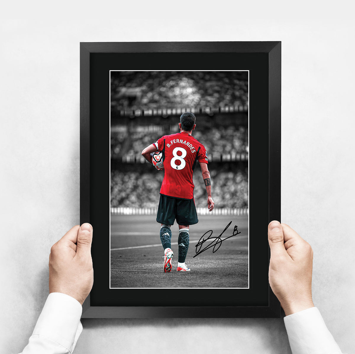 Bruno Fernandes A3 framed print, view 3