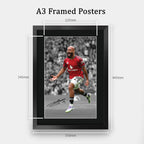 Bryan Mbeumo A3 framed print, view 2
