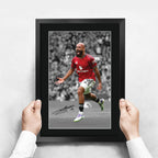 Bryan Mbeumo A3 framed print, view 3