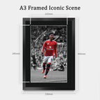 Amad Diallo A3 framed print, view 2