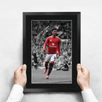 Amad Diallo A3 framed print, view 3