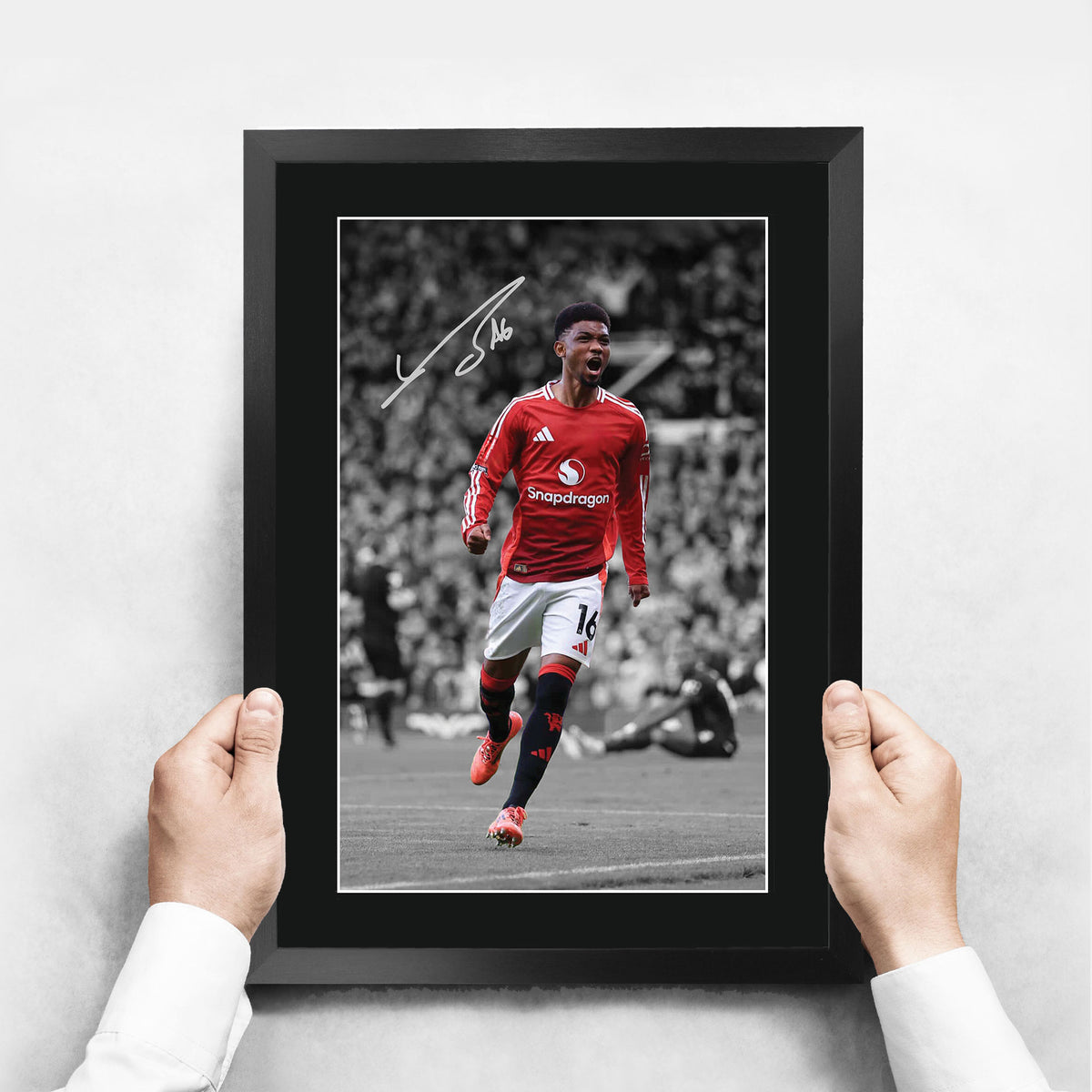 Amad Diallo A3 framed print, view 3