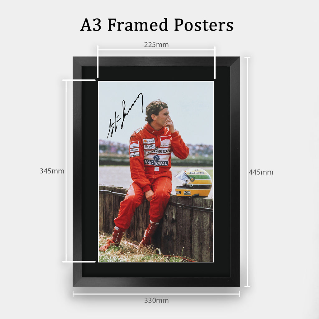 Ayrton Senna True Icon A3 framed print, view 2