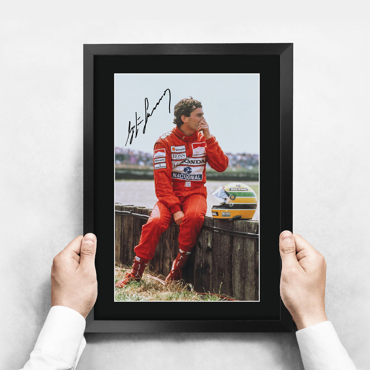 Ayrton Senna True Icon A3 framed print, view 3