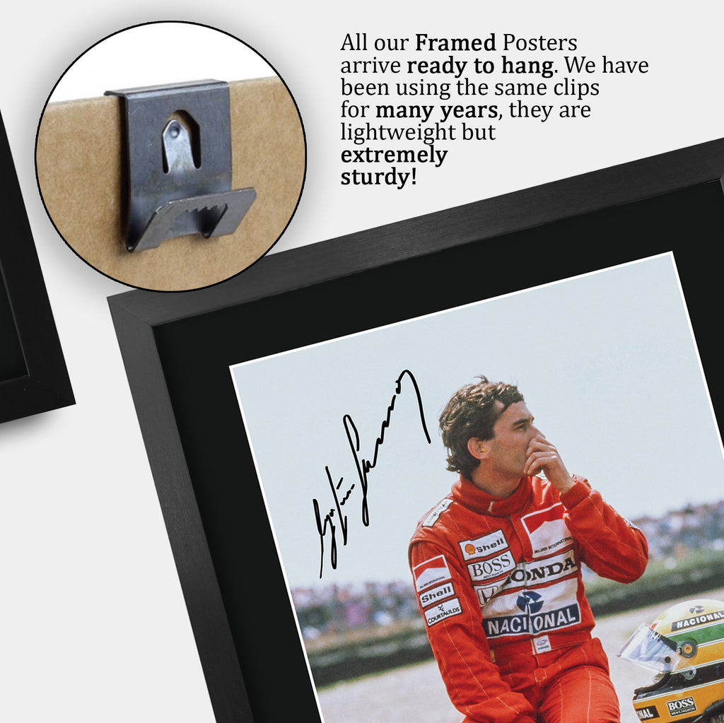 Ayrton Senna True Icon A3 framed print, view 5