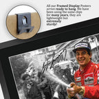 Ayrton Senna Contrast Icon A3 framed print, view 5