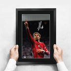 Hugo Ekitike Contrast Icon A3 framed print, view 3