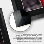 Hugo Ekitike Contrast Icon A3 framed print, view 6