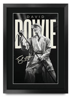 David Bowie Contrast Icon A3 framed print