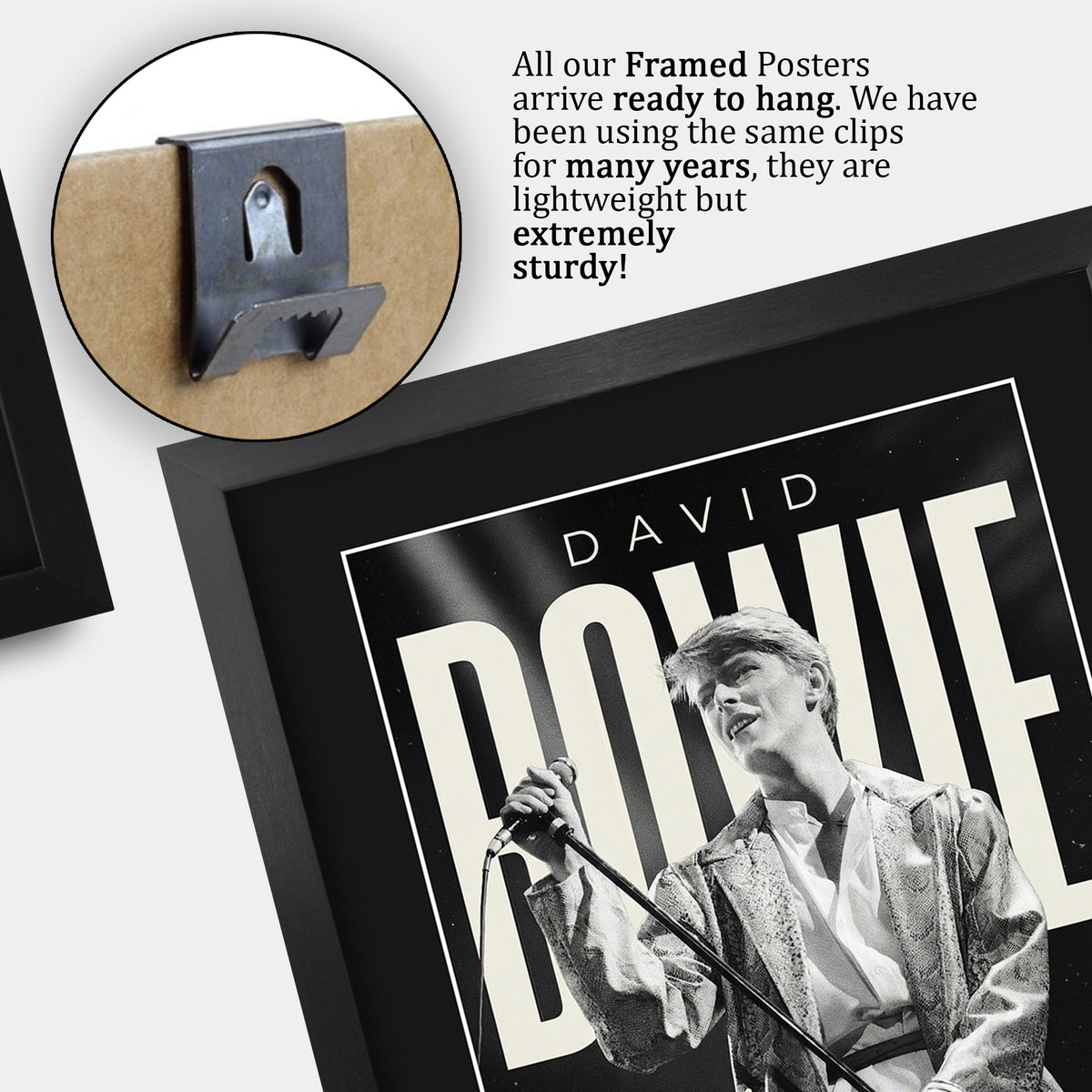 David Bowie Contrast Icon A3 framed print, view 5