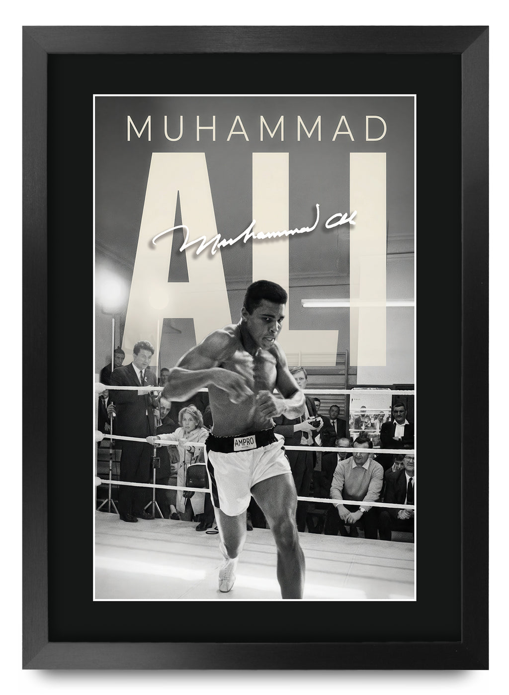 Muhammad Ali Contrast Icon A3 framed print