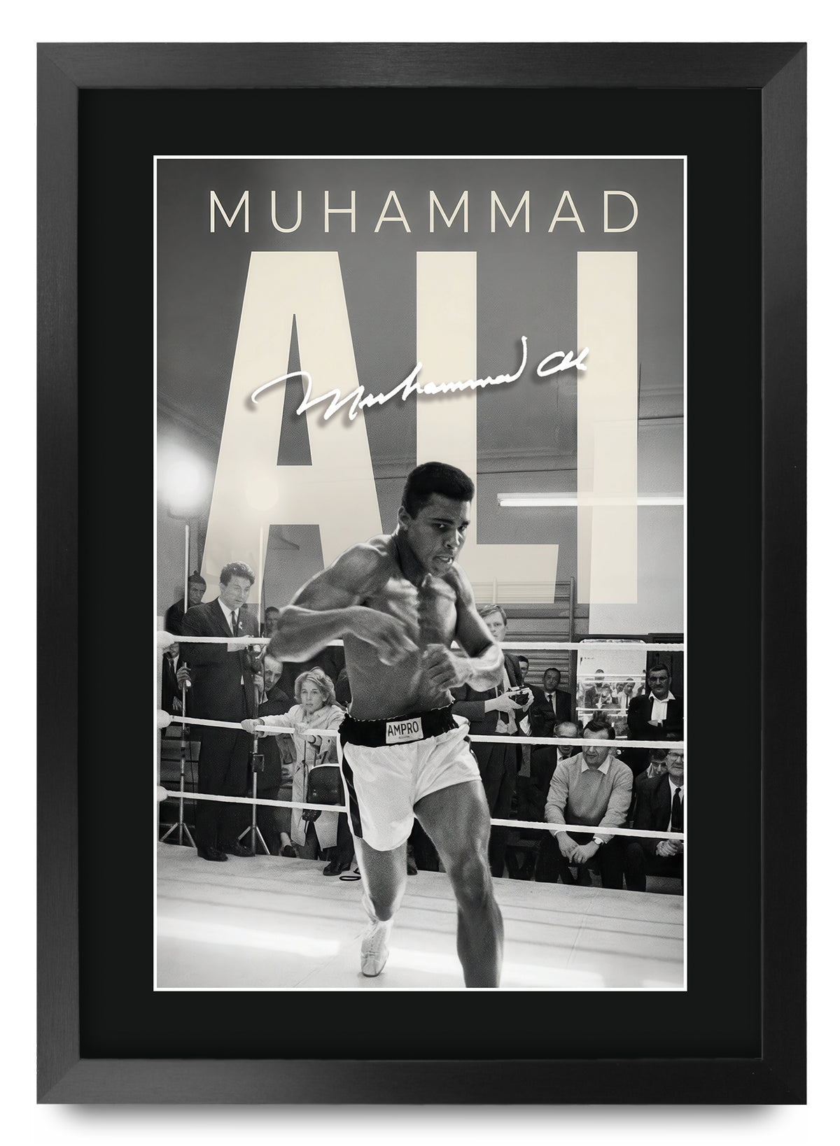 Muhammad Ali Contrast Icon A3 framed print