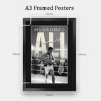 Muhammad Ali Contrast Icon A3 framed print, view 2