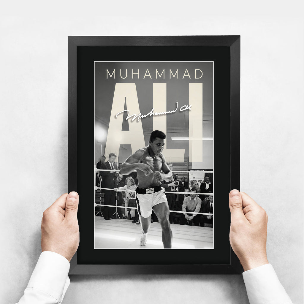 Muhammad Ali Contrast Icon A3 framed print, view 3