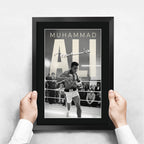 Muhammad Ali Contrast Icon A3 framed print, view 3