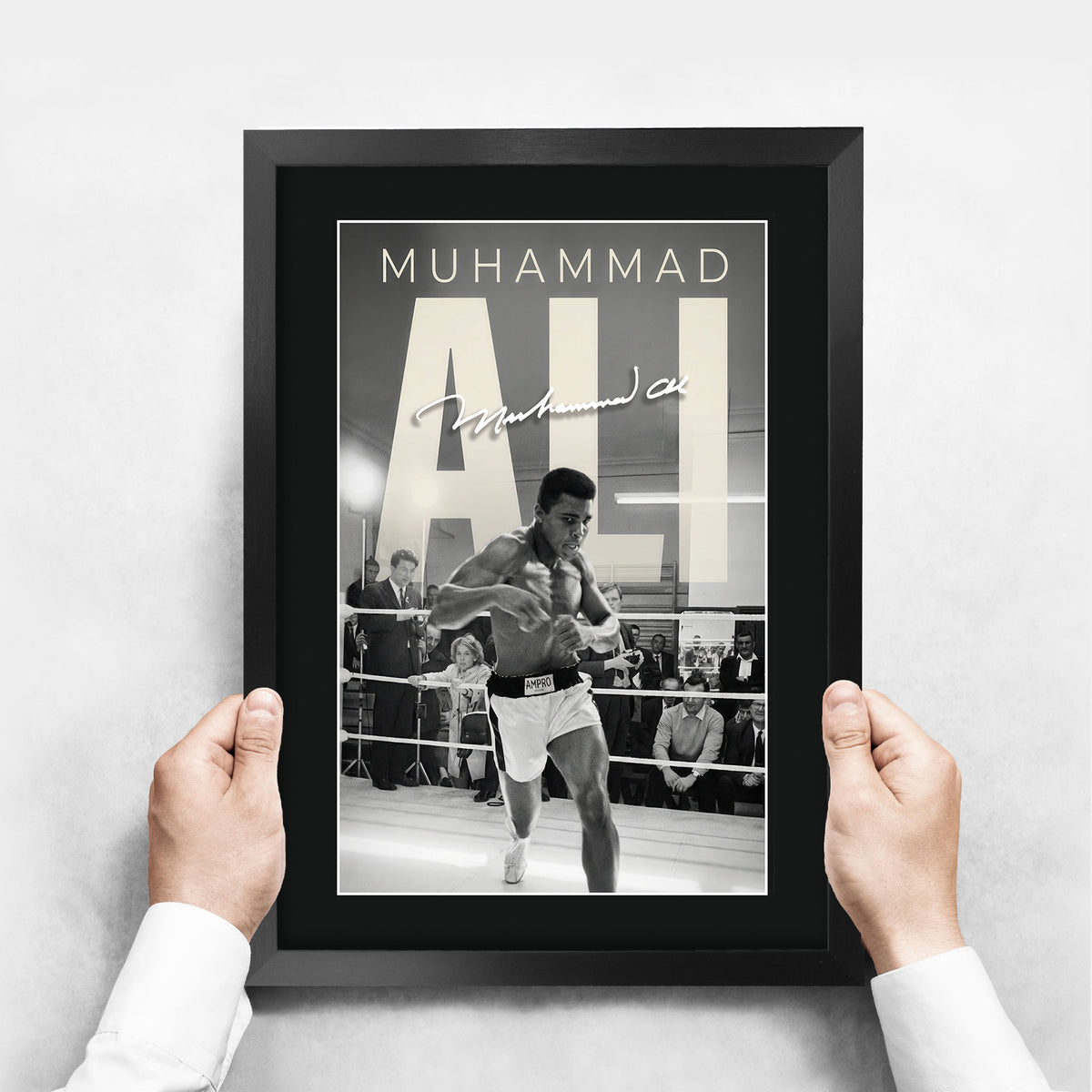 Muhammad Ali Contrast Icon A3 framed print, view 3