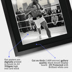 Muhammad Ali Contrast Icon A3 framed print, view 4