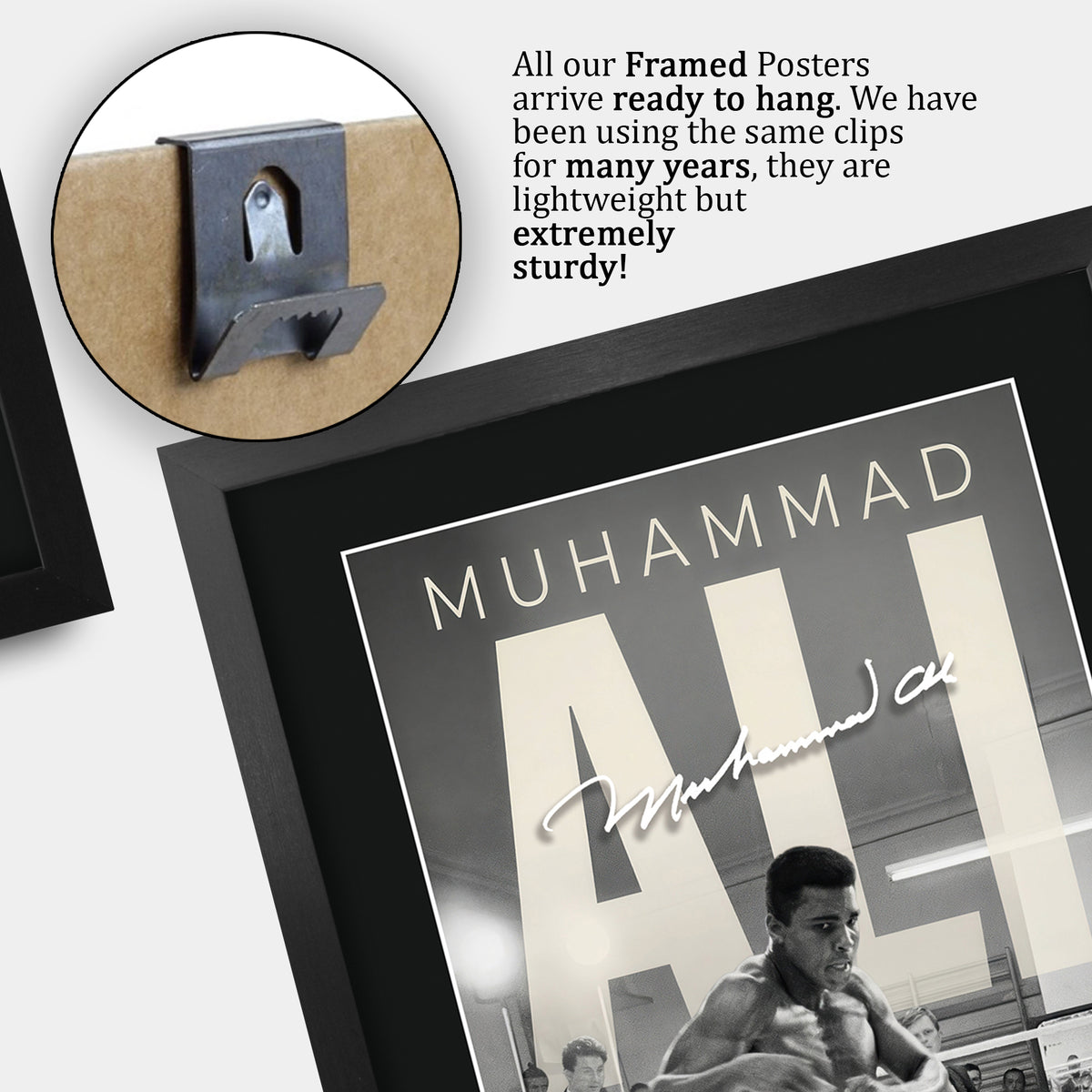 Muhammad Ali Contrast Icon A3 framed print, view 5